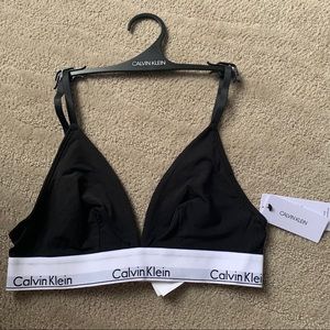 NWT Calvin Klein Modern Cotton Triangle Bralette